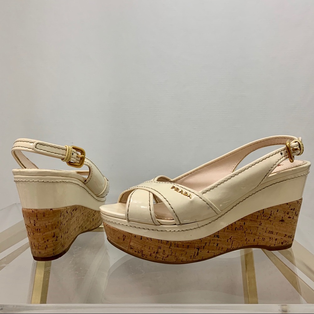 Prada wedges